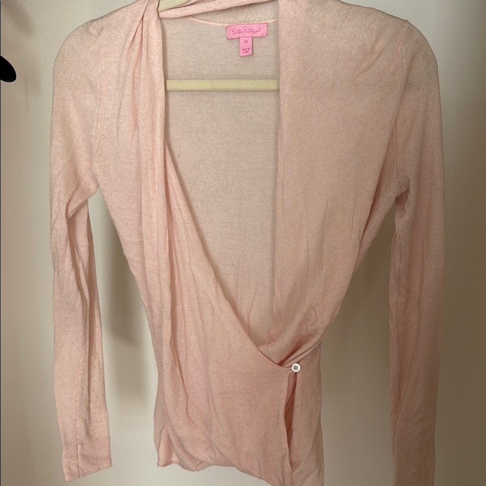 Lilly Pulitzer Sydelle Sweater Heathered Soft Pink Coast